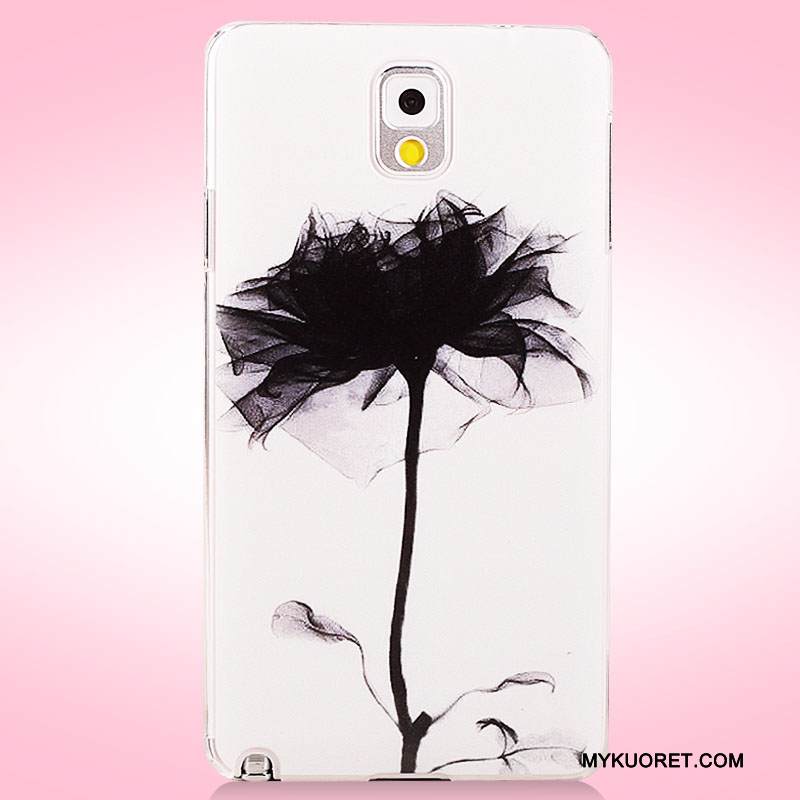 Kuori Samsung Galaxy Note 3 Maalaus Pesty Suede Jauhe, Kotelo Samsung Galaxy Note 3 Suojaus