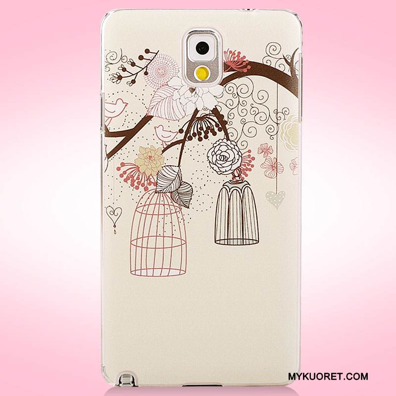 Kuori Samsung Galaxy Note 3 Maalaus Pesty Suede Jauhe, Kotelo Samsung Galaxy Note 3 Suojaus