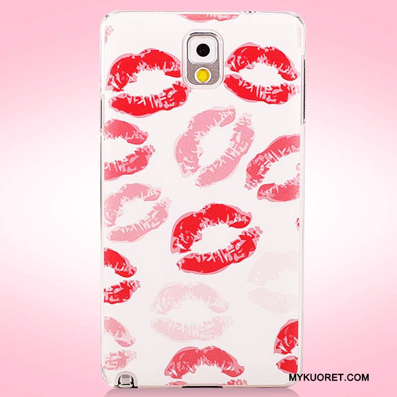 Kuori Samsung Galaxy Note 3 Maalaus Pesty Suede Jauhe, Kotelo Samsung Galaxy Note 3 Suojaus