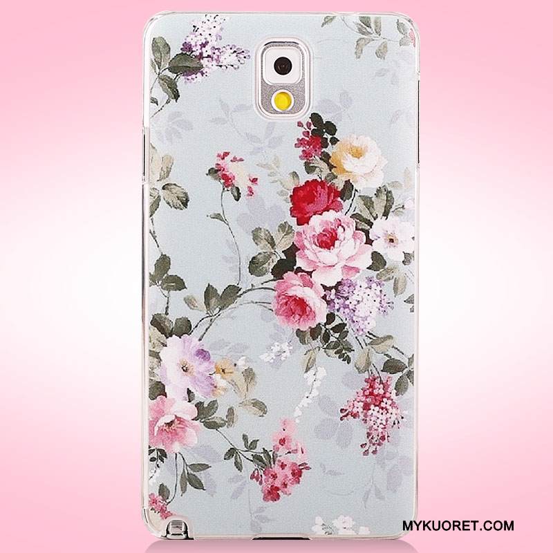 Kuori Samsung Galaxy Note 3 Maalaus Pesty Suede Jauhe, Kotelo Samsung Galaxy Note 3 Suojaus