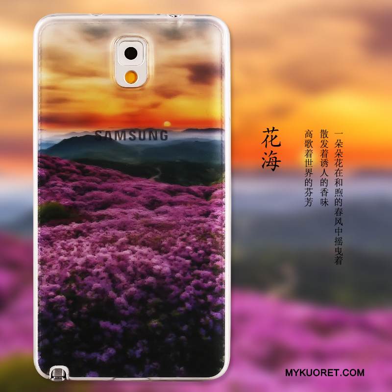 Kuori Samsung Galaxy Note 3 Maalaus Ultra Vihreä, Kotelo Samsung Galaxy Note 3 Pehmeä Neste Ohut