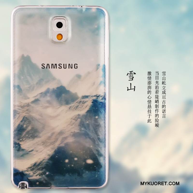 Kuori Samsung Galaxy Note 3 Maalaus Ultra Vihreä, Kotelo Samsung Galaxy Note 3 Pehmeä Neste Ohut