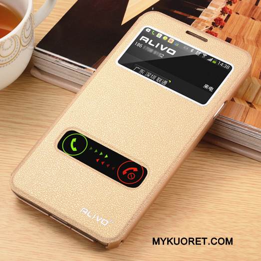 Kuori Samsung Galaxy Note 3 Nahka Kulta, Kotelo Samsung Galaxy Note 3 Kuoret