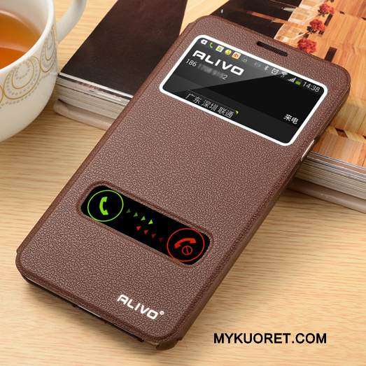 Kuori Samsung Galaxy Note 3 Nahka Kulta, Kotelo Samsung Galaxy Note 3 Kuoret