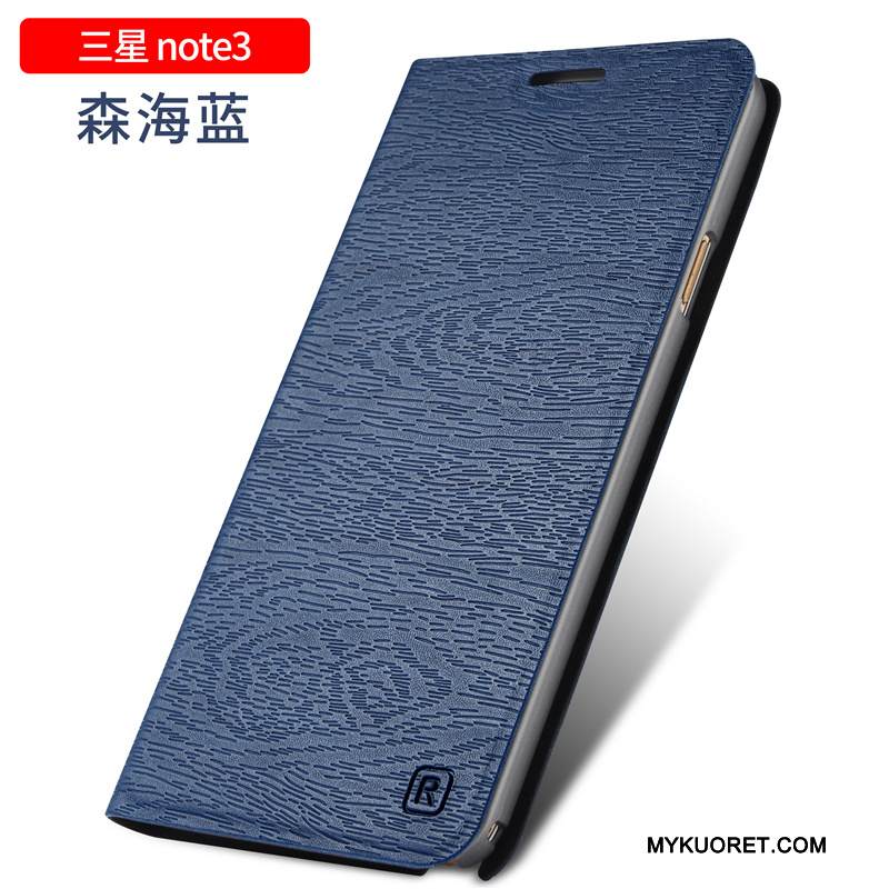 Kuori Samsung Galaxy Note 3 Nahka Murtumaton 说, Kotelo Samsung Galaxy Note 3 Suojaus Puhelimen Kuoret
