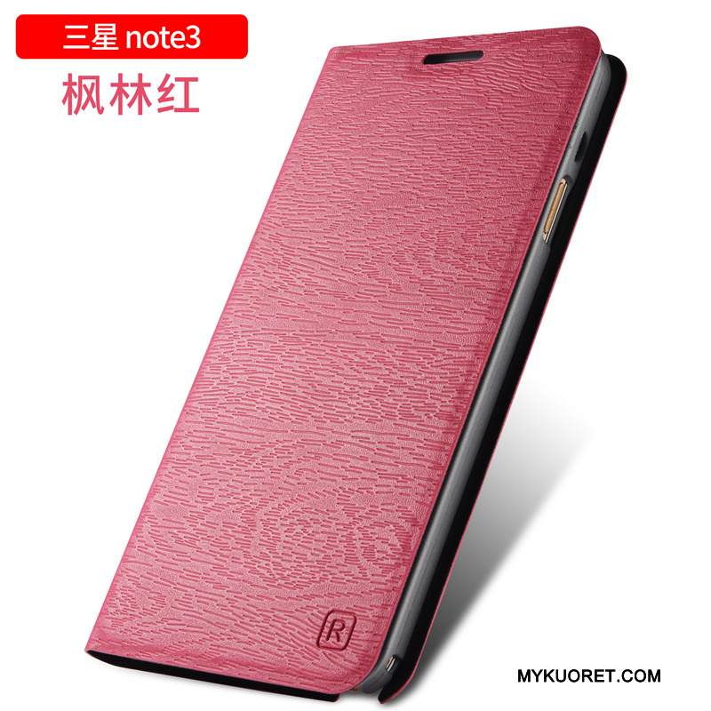 Kuori Samsung Galaxy Note 3 Nahka Murtumaton 说, Kotelo Samsung Galaxy Note 3 Suojaus Puhelimen Kuoret