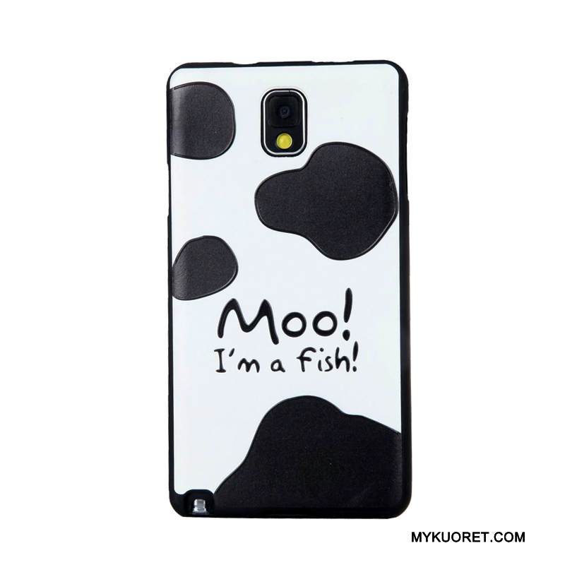 Kuori Samsung Galaxy Note 3 Pehmeä Neste Kalvo Puhelimen Kuoret, Kotelo Samsung Galaxy Note 3 Kohokuviointi Karkaisu