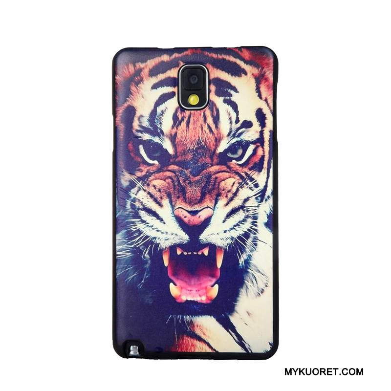 Kuori Samsung Galaxy Note 3 Pehmeä Neste Karkaisu Trendi, Kotelo Samsung Galaxy Note 3 Suojaus Kalvo Violetti