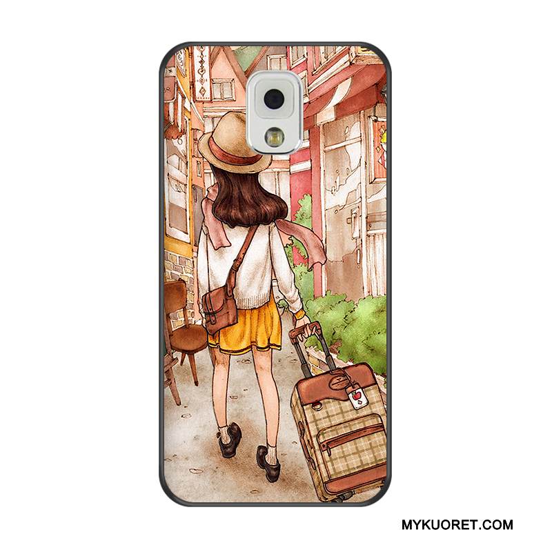 Kuori Samsung Galaxy Note 3 Pehmeä Neste Murtumaton Valkoinen, Kotelo Samsung Galaxy Note 3 Silikoni Puhelimen Kuoret Musta