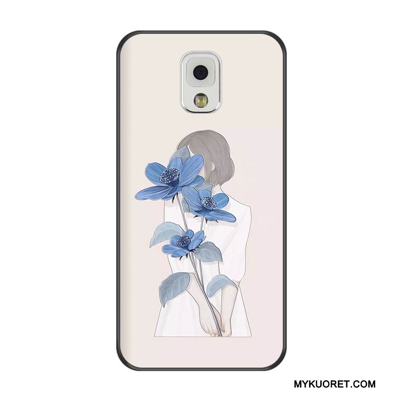 Kuori Samsung Galaxy Note 3 Pehmeä Neste Murtumaton Valkoinen, Kotelo Samsung Galaxy Note 3 Silikoni Puhelimen Kuoret Musta