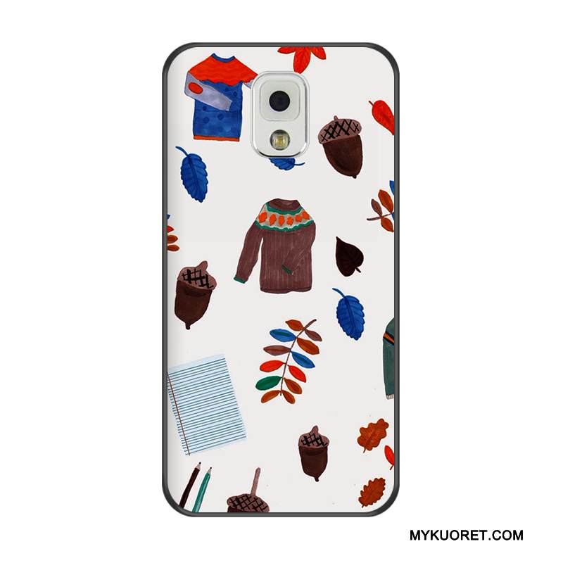 Kuori Samsung Galaxy Note 3 Pehmeä Neste Murtumaton Valkoinen, Kotelo Samsung Galaxy Note 3 Silikoni Puhelimen Kuoret Musta