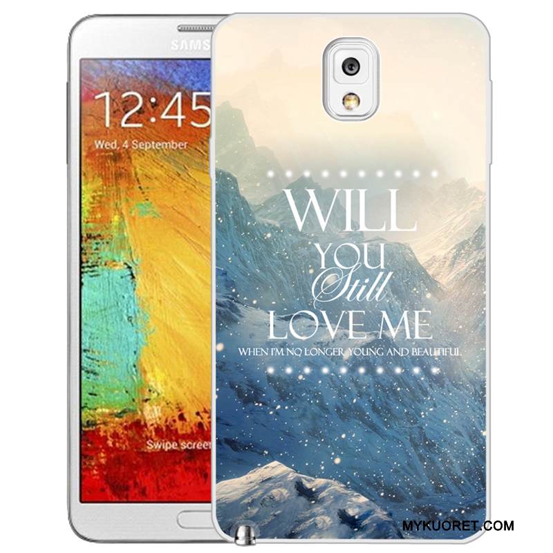 Kuori Samsung Galaxy Note 3 Sarjakuva Vihreä Puhelimen Kuoret, Kotelo Samsung Galaxy Note 3 Luova