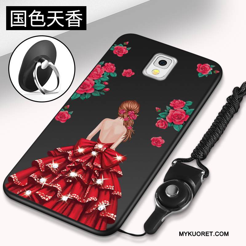 Kuori Samsung Galaxy Note 3 Silikoni Murtumaton Punainen, Kotelo Samsung Galaxy Note 3 Laukut Puhelimen Kuoret