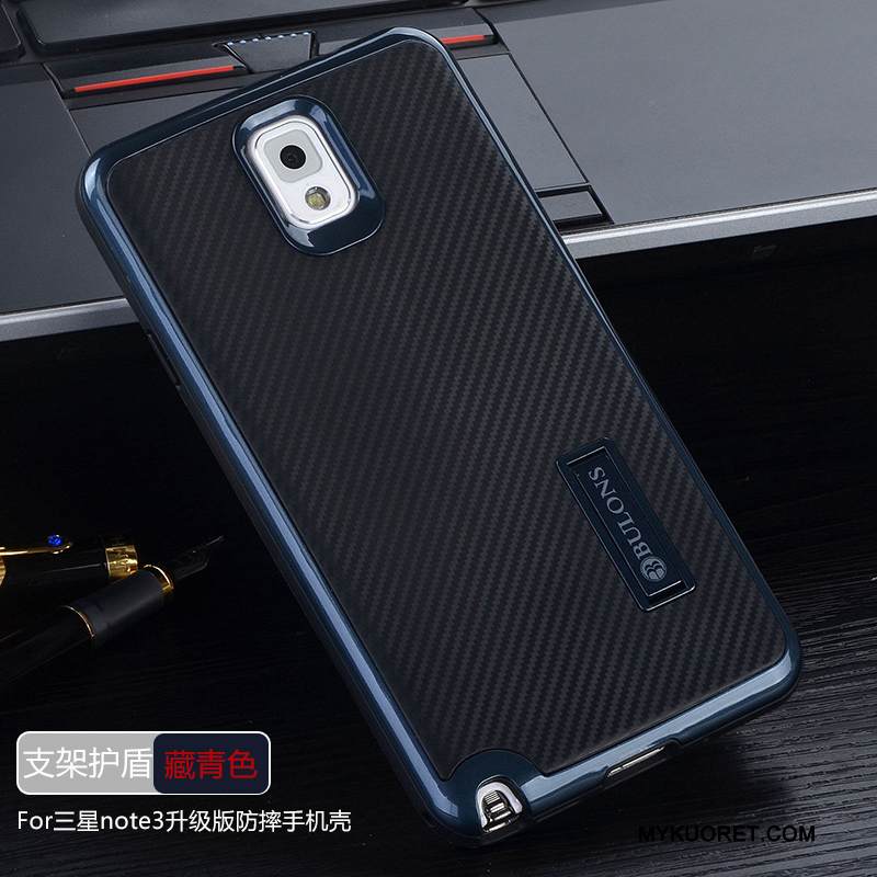 Kuori Samsung Galaxy Note 3 Silikoni Murtumaton Takakansi, Kotelo Samsung Galaxy Note 3 Suojaus Punainen Puhelimen Kuoret