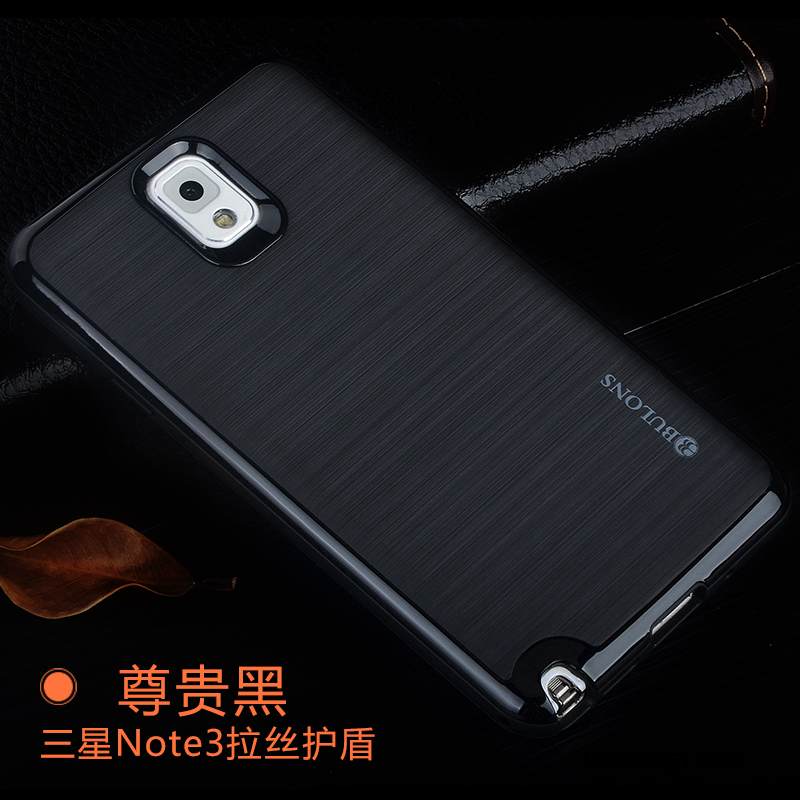 Kuori Samsung Galaxy Note 3 Silikoni Murtumaton Takakansi, Kotelo Samsung Galaxy Note 3 Suojaus Punainen Puhelimen Kuoret