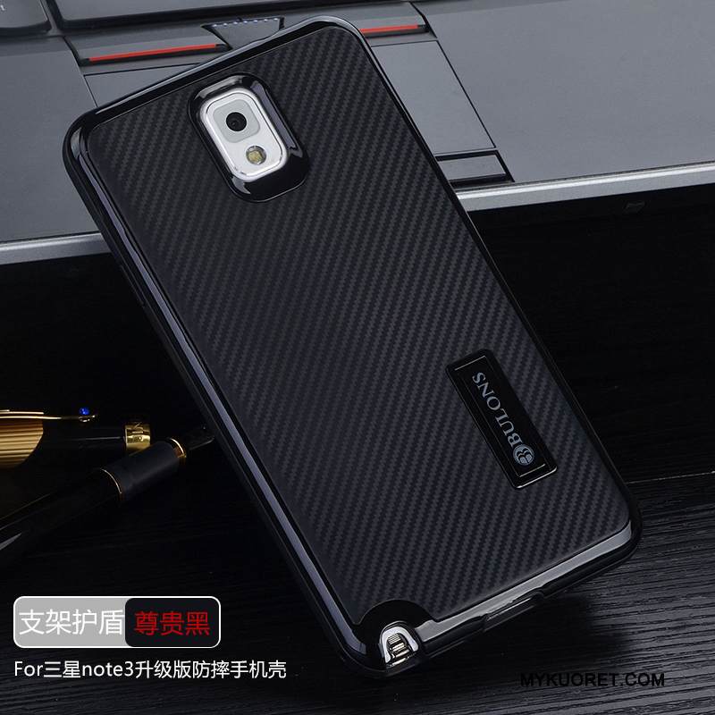 Kuori Samsung Galaxy Note 3 Silikoni Murtumaton Takakansi, Kotelo Samsung Galaxy Note 3 Suojaus Punainen Puhelimen Kuoret