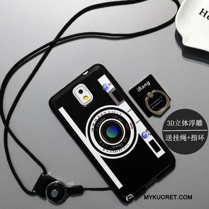 Kuori Samsung Galaxy Note 3 Silikoni Persoonallisuus Valkoinen, Kotelo Samsung Galaxy Note 3 Laukut Pesty Suede Puhelimen Kuoret