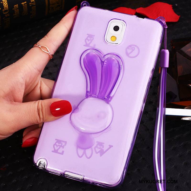 Kuori Samsung Galaxy Note 3 Silikoni Puhelimen Kuoret Uusi, Kotelo Samsung Galaxy Note 3 Strassi Violetti Ripustettavat Koristeet
