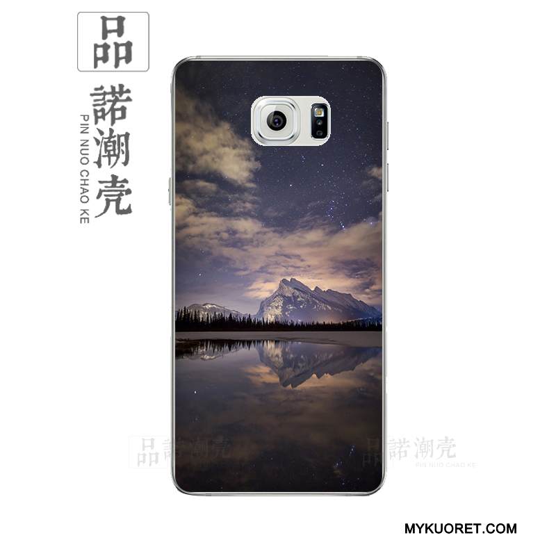 Kuori Samsung Galaxy Note 3 Silikoni Taide Persoonallisuus, Kotelo Samsung Galaxy Note 3 Pehmeä Neste Maisema Harmaa