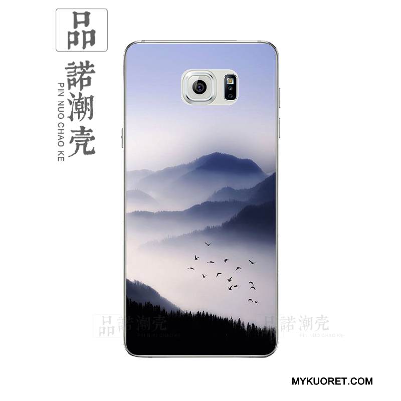Kuori Samsung Galaxy Note 3 Silikoni Taide Persoonallisuus, Kotelo Samsung Galaxy Note 3 Pehmeä Neste Maisema Harmaa