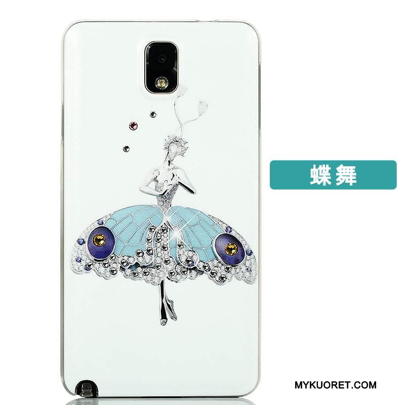 Kuori Samsung Galaxy Note 3 Suojaus Jauhe Takakansi, Kotelo Samsung Galaxy Note 3 Luova Puhelimen Kuoret