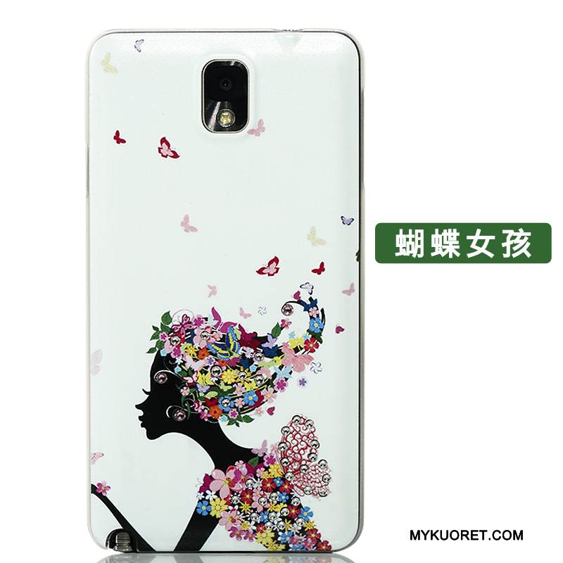 Kuori Samsung Galaxy Note 3 Suojaus Jauhe Takakansi, Kotelo Samsung Galaxy Note 3 Luova Puhelimen Kuoret