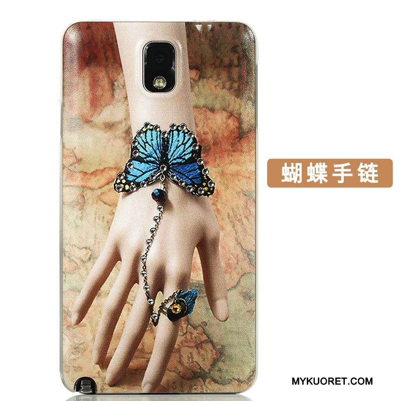 Kuori Samsung Galaxy Note 3 Suojaus Jauhe Takakansi, Kotelo Samsung Galaxy Note 3 Luova Puhelimen Kuoret