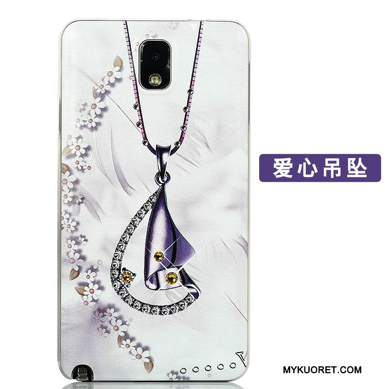 Kuori Samsung Galaxy Note 3 Suojaus Jauhe Takakansi, Kotelo Samsung Galaxy Note 3 Luova Puhelimen Kuoret