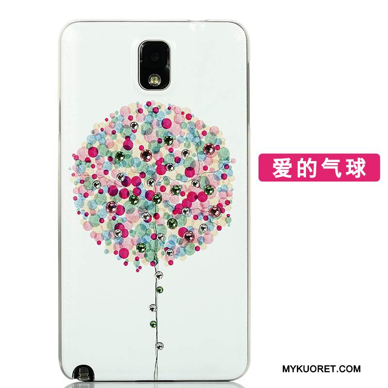 Kuori Samsung Galaxy Note 3 Suojaus Jauhe Takakansi, Kotelo Samsung Galaxy Note 3 Luova Puhelimen Kuoret