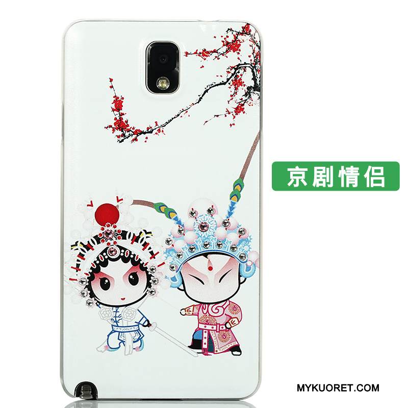 Kuori Samsung Galaxy Note 3 Suojaus Jauhe Takakansi, Kotelo Samsung Galaxy Note 3 Luova Puhelimen Kuoret