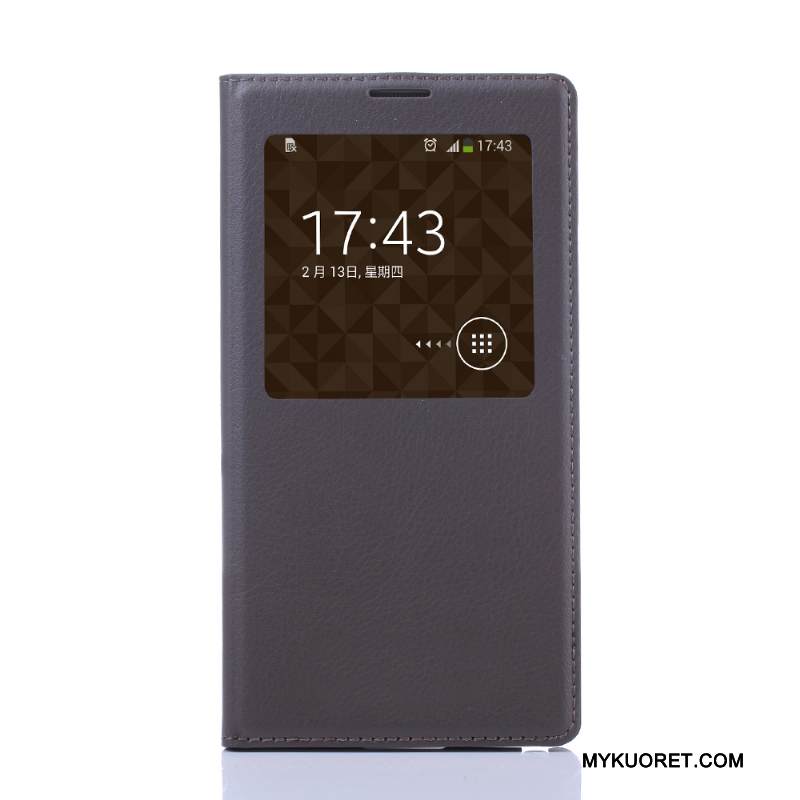 Kuori Samsung Galaxy Note 3 Suojaus Keltainen Oranssi, Kotelo Samsung Galaxy Note 3 Nahka Puhelimen Kuoret