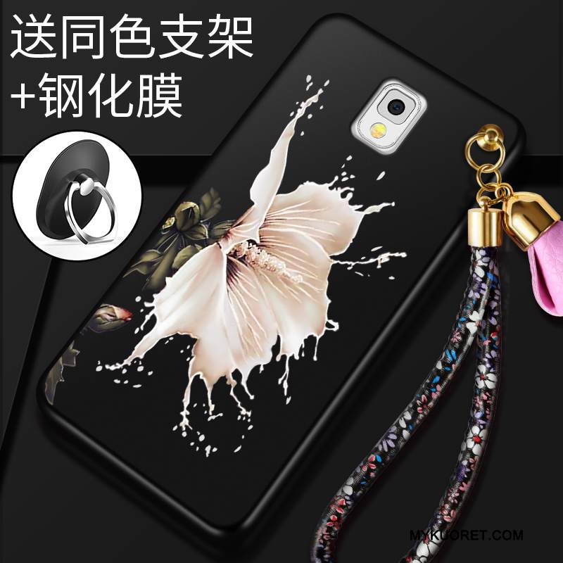 Kuori Samsung Galaxy Note 3 Suojaus Murtumaton Puhelimen Kuoret, Kotelo Samsung Galaxy Note 3 Pehmeä Neste Punainen Pesty Suede