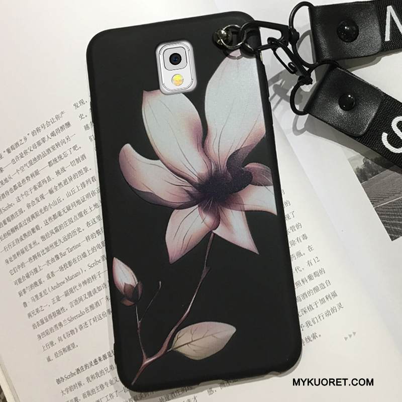 Kuori Samsung Galaxy Note 3 Suojaus Musta Pieni, Kotelo Samsung Galaxy Note 3 Trendi Kustannukset