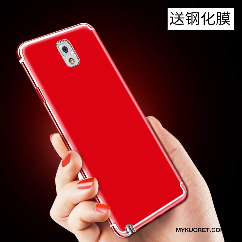 Kuori Samsung Galaxy Note 3 Suojaus Puhelimen Kuoret Murtumaton, Kotelo Samsung Galaxy Note 3 Pehmeä Neste Keltainen