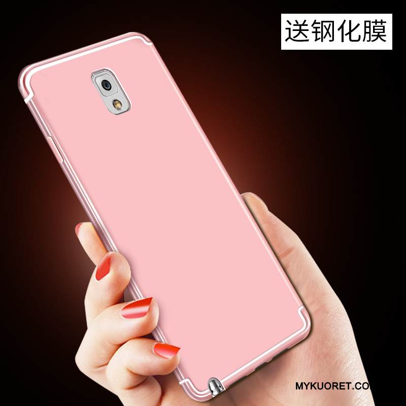 Kuori Samsung Galaxy Note 3 Suojaus Puhelimen Kuoret Murtumaton, Kotelo Samsung Galaxy Note 3 Pehmeä Neste Keltainen