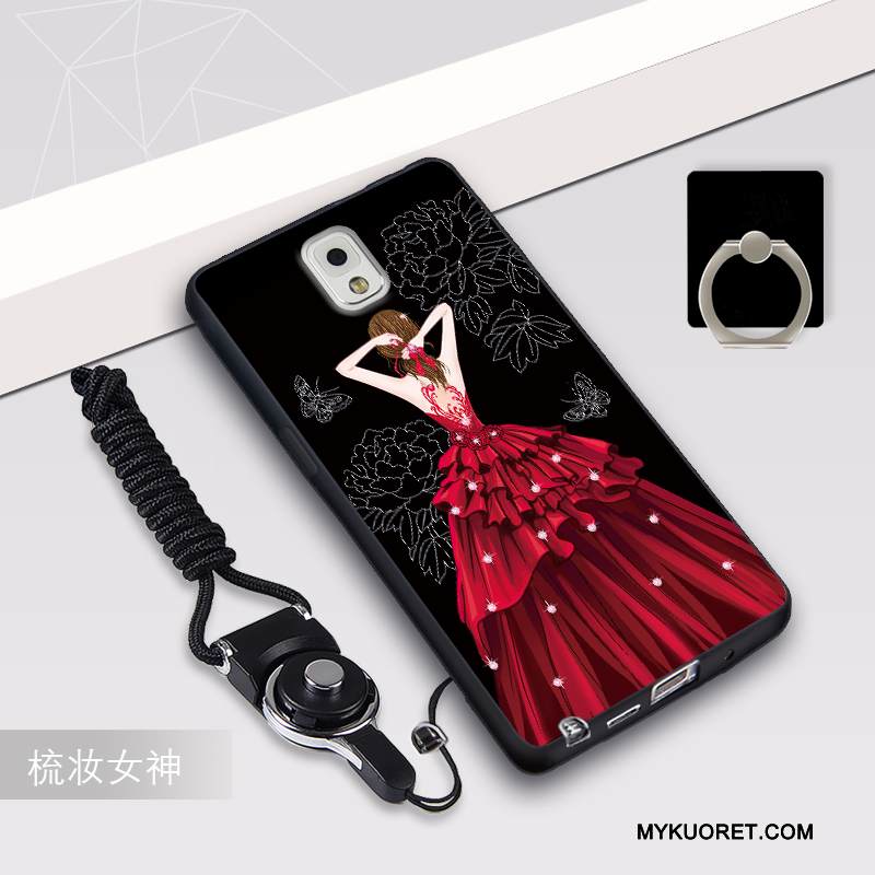 Kuori Samsung Galaxy Note 3 Suojaus Punainen Puhelimen Kuoret, Kotelo Samsung Galaxy Note 3 Pehmeä Neste Murtumaton