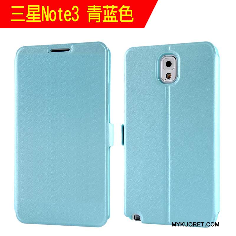 Kuori Samsung Galaxy Note 3 Suojaus Trendi Murtumaton, Kotelo Samsung Galaxy Note 3 Nahka Puhelimen Kuoret Punainen