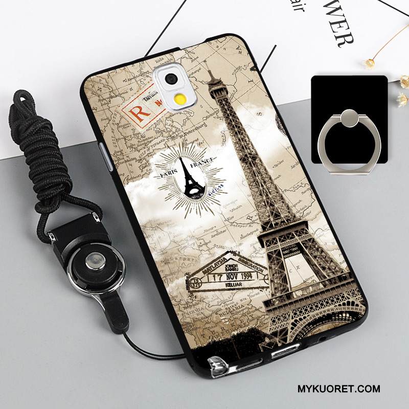 Kuori Samsung Galaxy Note 3 Suojaus 说 Murtumaton, Kotelo Samsung Galaxy Note 3 Pehmeä Neste Puhelimen Kuoret