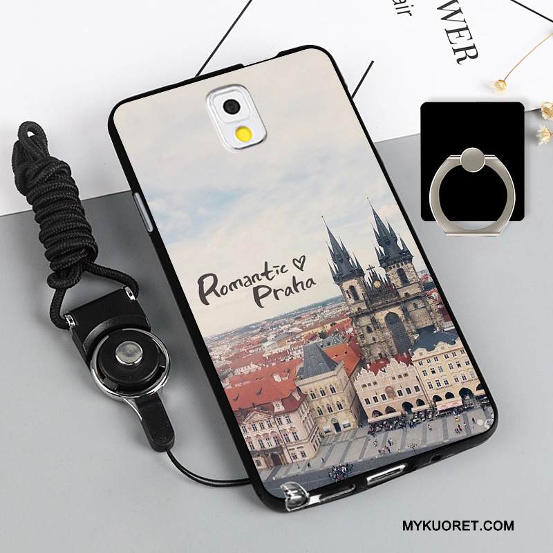 Kuori Samsung Galaxy Note 3 Suojaus 说 Murtumaton, Kotelo Samsung Galaxy Note 3 Pehmeä Neste Puhelimen Kuoret