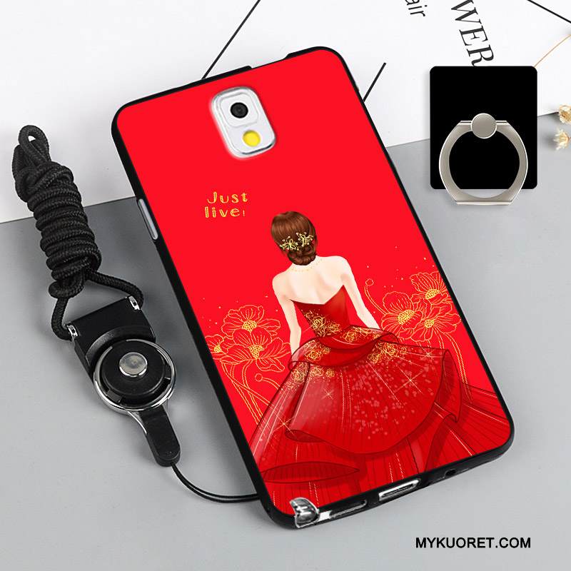 Kuori Samsung Galaxy Note 3 Suojaus 说 Murtumaton, Kotelo Samsung Galaxy Note 3 Pehmeä Neste Puhelimen Kuoret