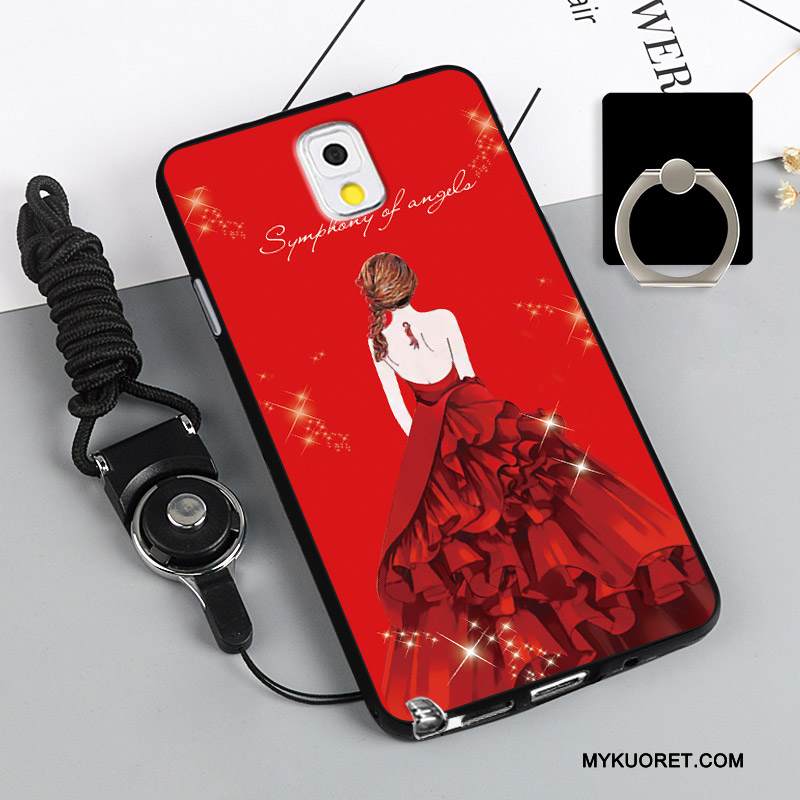 Kuori Samsung Galaxy Note 3 Suojaus 说 Murtumaton, Kotelo Samsung Galaxy Note 3 Pehmeä Neste Puhelimen Kuoret