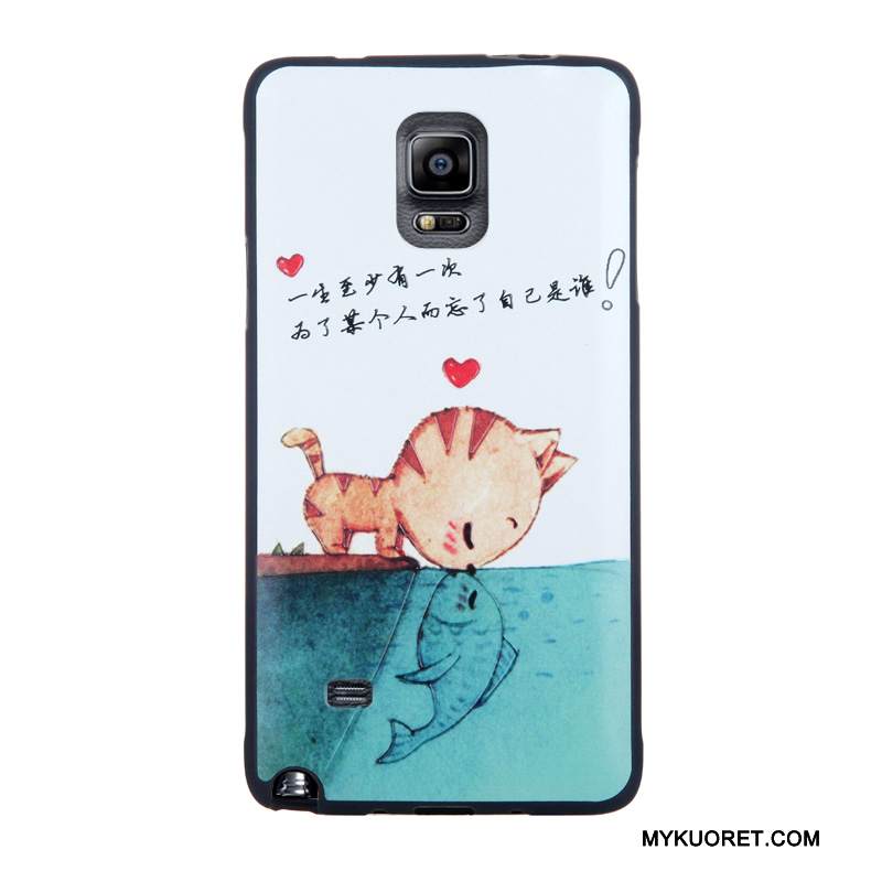 Kuori Samsung Galaxy Note 4 Kohokuviointi Puhelimen Kuoret Karkaisu, Kotelo Samsung Galaxy Note 4 Suojaus Kalvo Trendi
