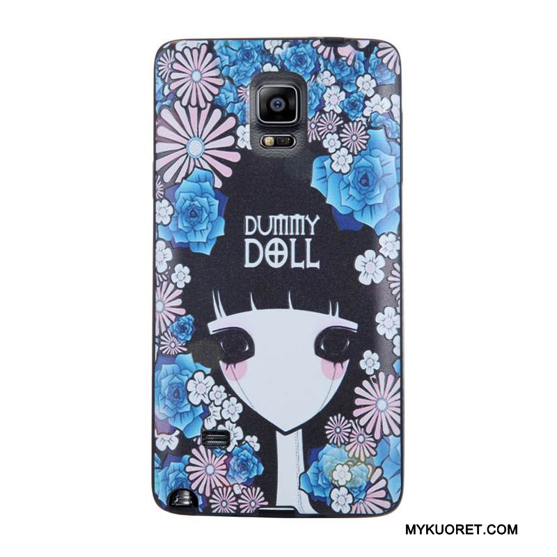 Kuori Samsung Galaxy Note 4 Kohokuviointi Puhelimen Kuoret Karkaisu, Kotelo Samsung Galaxy Note 4 Suojaus Kalvo Trendi