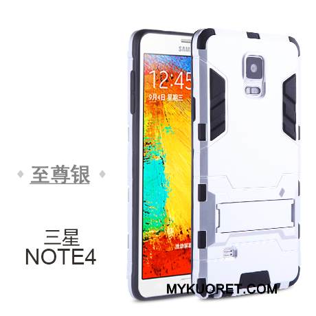 Kuori Samsung Galaxy Note 4 Laukut Kulta Yksinkertainen, Kotelo Samsung Galaxy Note 4 Silikoni Murtumaton Kova