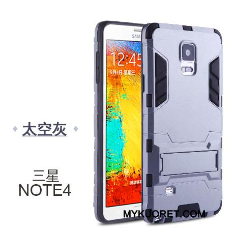 Kuori Samsung Galaxy Note 4 Laukut Kulta Yksinkertainen, Kotelo Samsung Galaxy Note 4 Silikoni Murtumaton Kova