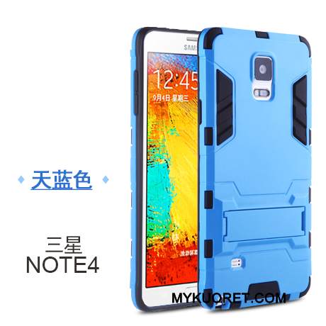 Kuori Samsung Galaxy Note 4 Laukut Kulta Yksinkertainen, Kotelo Samsung Galaxy Note 4 Silikoni Murtumaton Kova
