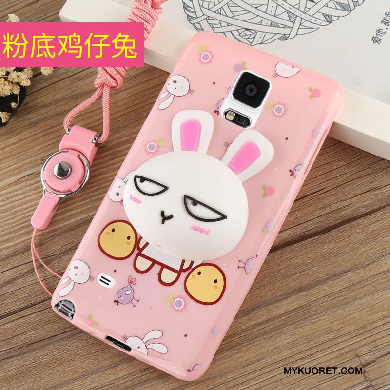 Kuori Samsung Galaxy Note 4 Laukut Ripustettavat Koristeet Puhelimen Kuoret, Kotelo Samsung Galaxy Note 4 Silikoni Jauhe