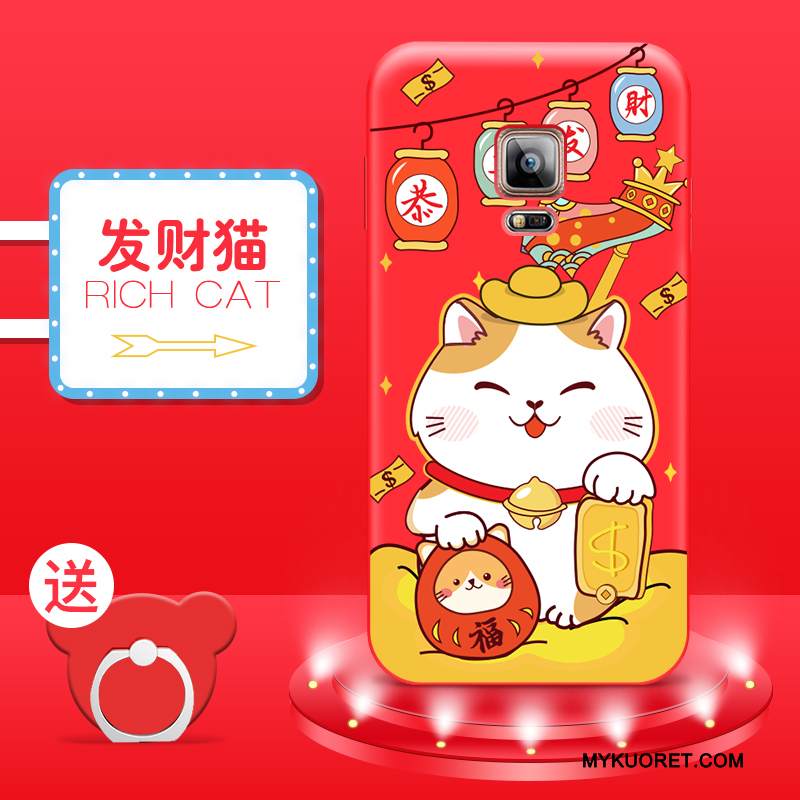 Kuori Samsung Galaxy Note 4 Luova Musta Puhelimen Kuoret, Kotelo Samsung Galaxy Note 4 Silikoni Murtumaton Persoonallisuus