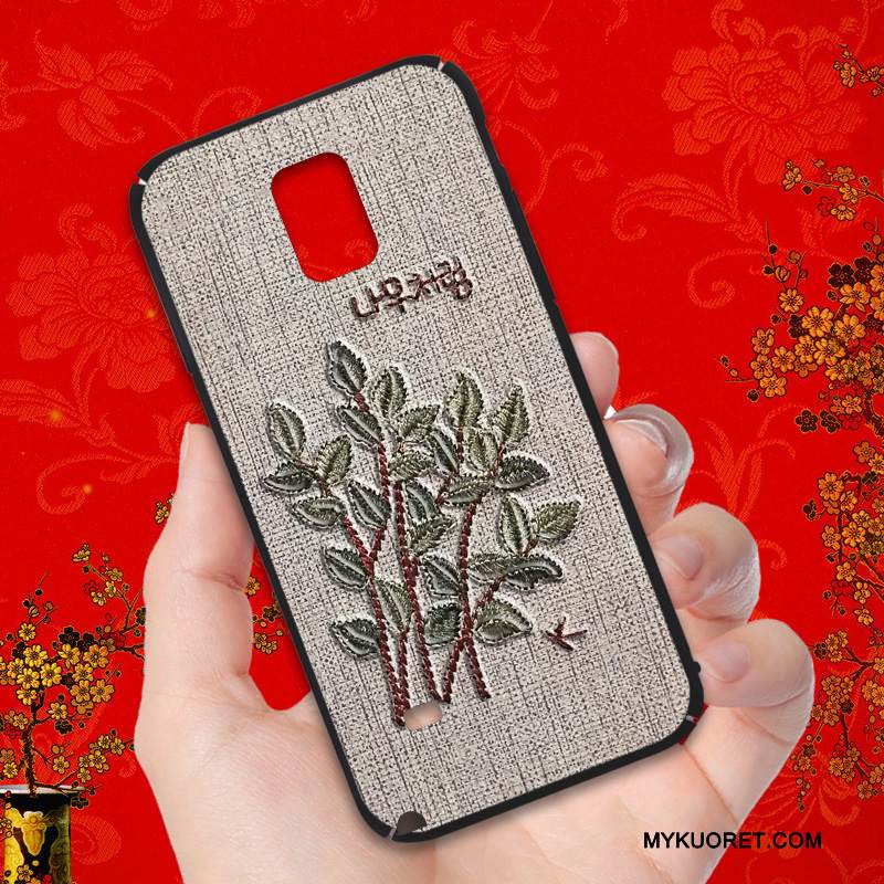 Kuori Samsung Galaxy Note 4 Luova Pesty Suede Murtumaton, Kotelo Samsung Galaxy Note 4 Laukut Puhelimen Kuoret Kova
