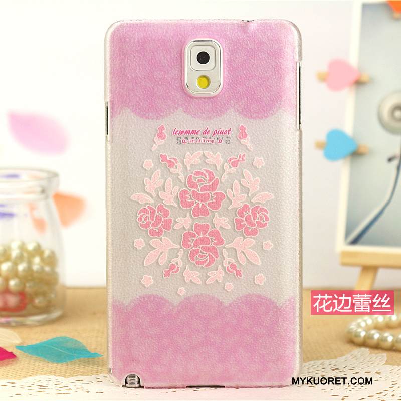 Kuori Samsung Galaxy Note 4 Maalaus Jauhe Kukkakuvio, Kotelo Samsung Galaxy Note 4 Sarjakuva Kova Puhelimen Kuoret